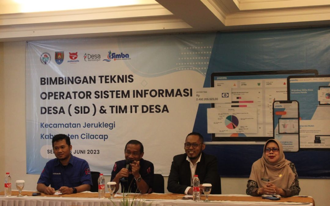 Bimbingan Teknis Operator Sistem Informasi Desa (SID) & Tim IT Desa di Kecamatan Jeruklegi, Kabupaten Cilacap