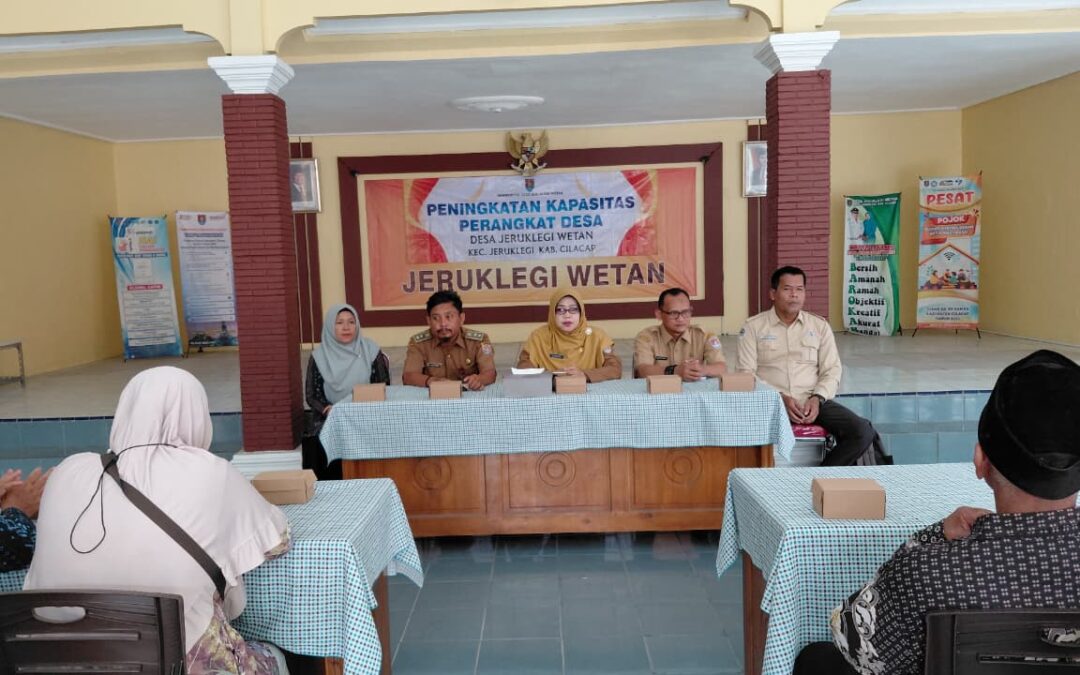 PENINGKATAN KAPASITAS PERANGKAT DESA JERUKLEGI WETAN
