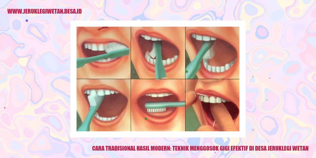 Teknik Menggosok Gigi