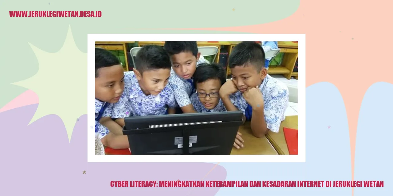 Cyber Literacy: Meningkatkan Keterampilan dan Kesadaran Internet di Jeruklegi Wetan