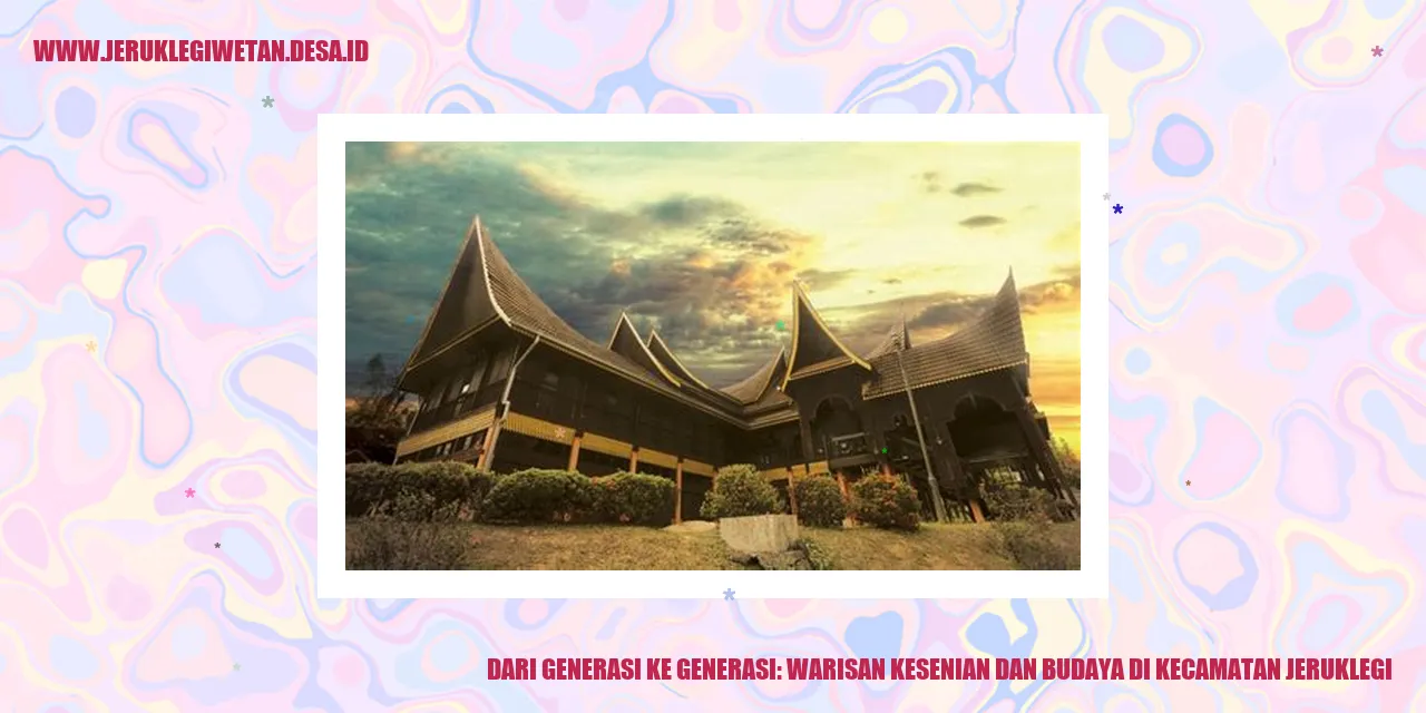 Warisan Kesenian dan Budaya di Kecamatan Jeruklegi