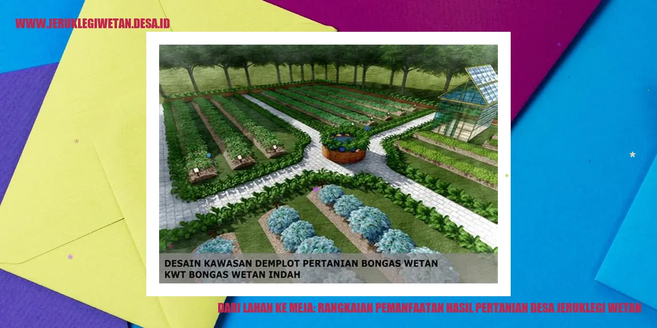 Pertanian Desa Jeruklegi Wetan