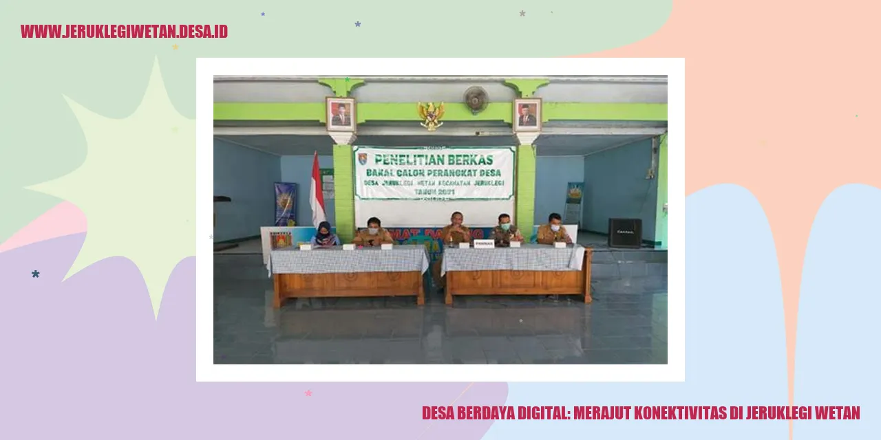 Desa Berdaya Digital: Merajut Konektivitas di Jeruklegi Wetan