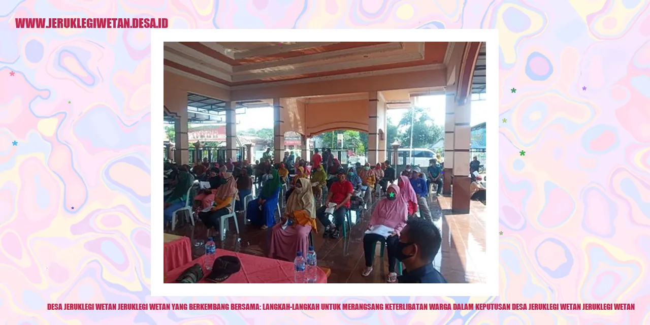 Desa Jeruklegi Wetan Jeruklegi Wetan