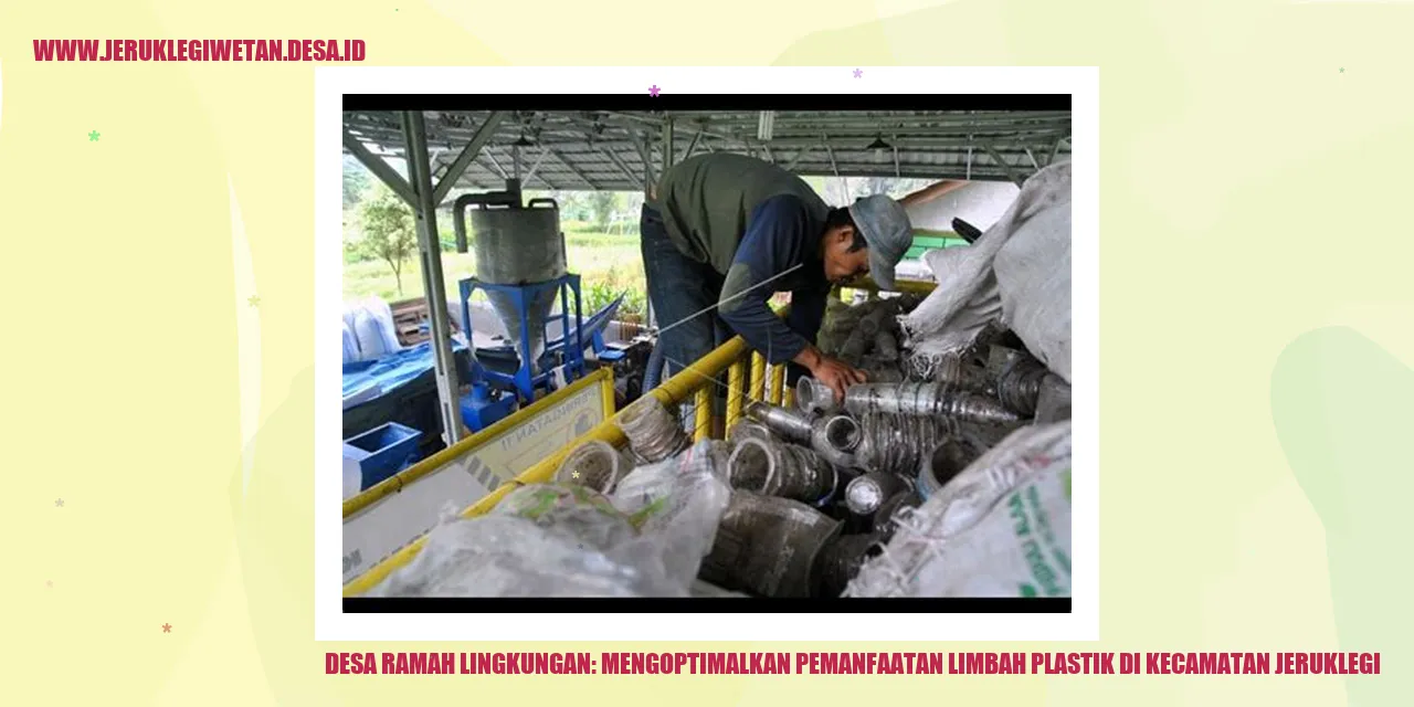 Desa Ramah Lingkungan: Mengoptimalkan Pemanfaatan Limbah Plastik di Kecamatan Jeruklegi
