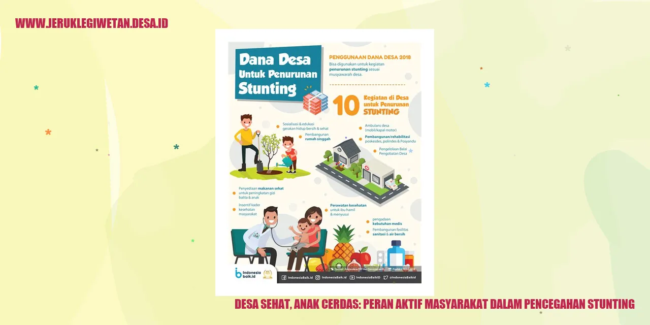 Desa Sehat, Anak Cerdas: Peran Aktif Masyarakat dalam Pencegahan Stunting