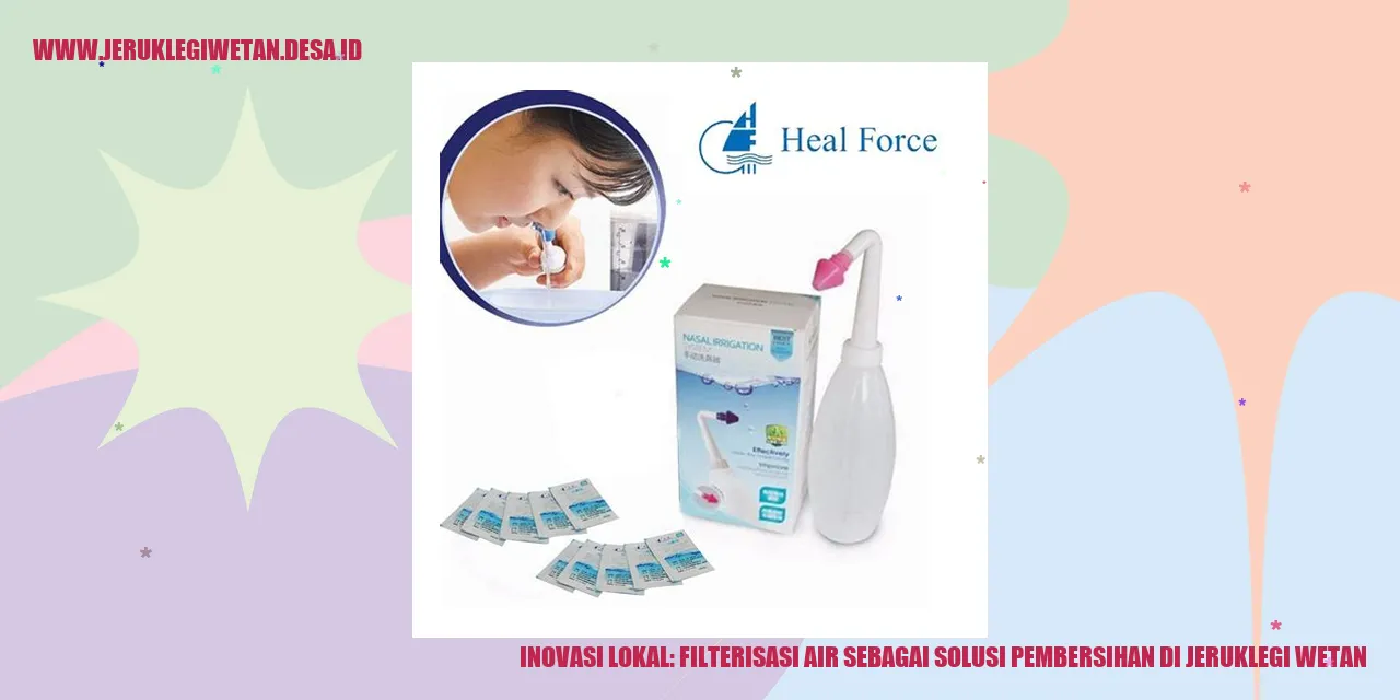 Inovasi Lokal: Filterisasi Air sebagai Solusi Pembersihan di Jeruklegi Wetan