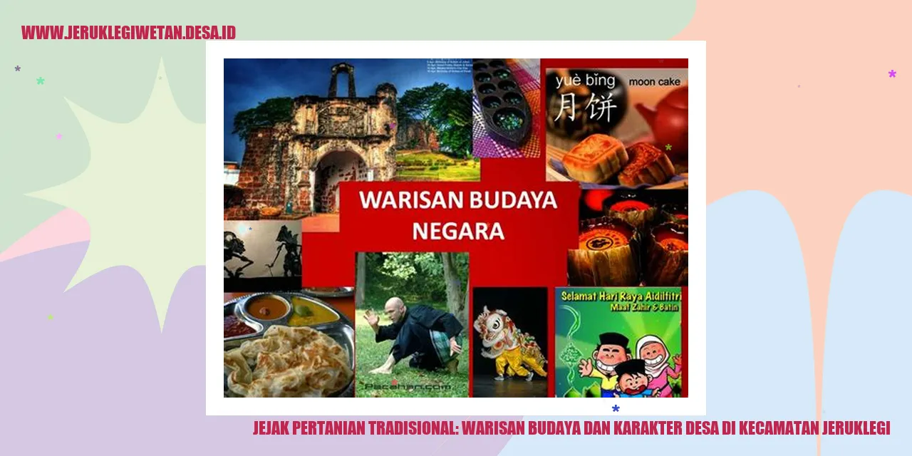 Jejak Pertanian Tradisional