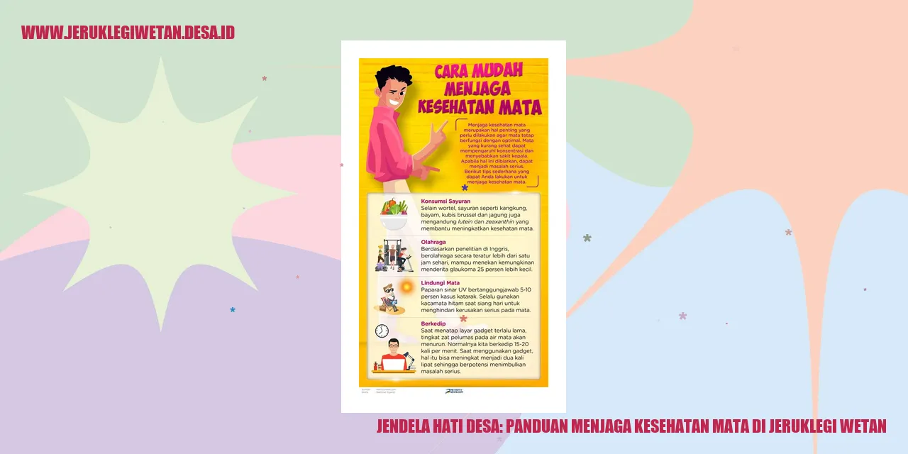 Jendela Hati Desa: Panduan Menjaga Kesehatan Mata di Jeruklegi Wetan