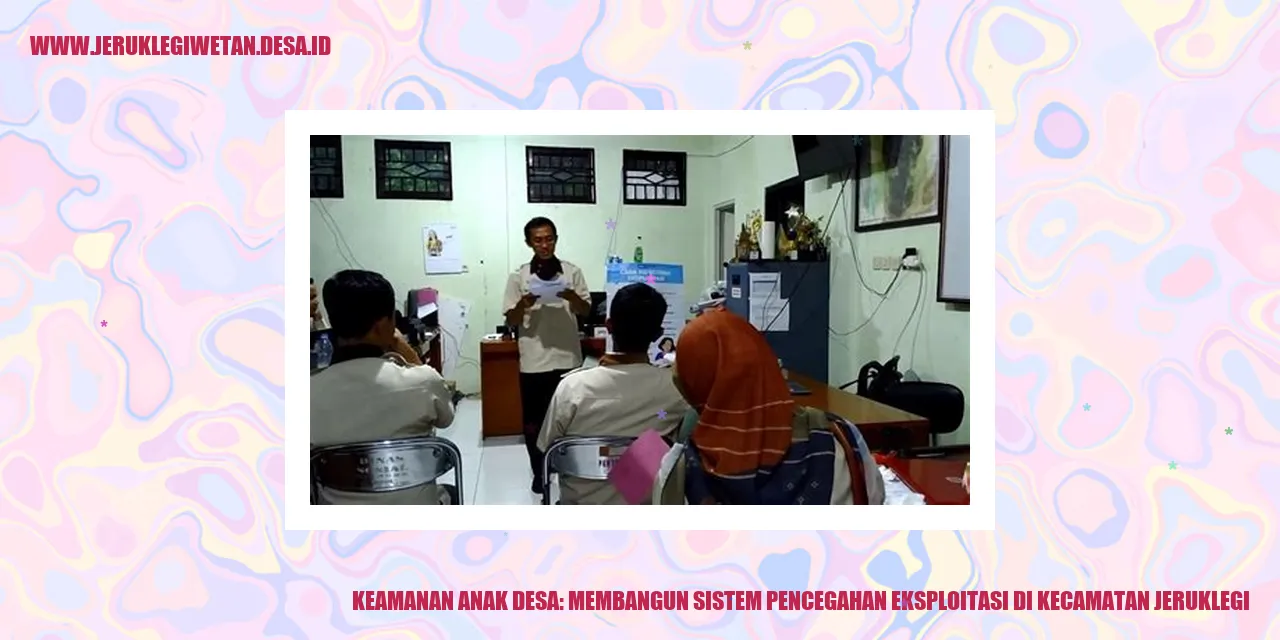 Keamanan Anak Desa: Membangun Sistem Pencegahan Eksploitasi di Kecamatan Jeruklegi