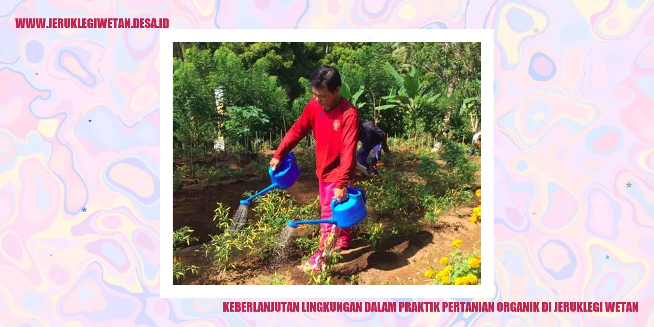 Keberlanjutan Lingkungan dalam Praktik Pertanian Organik di Jeruklegi Wetan