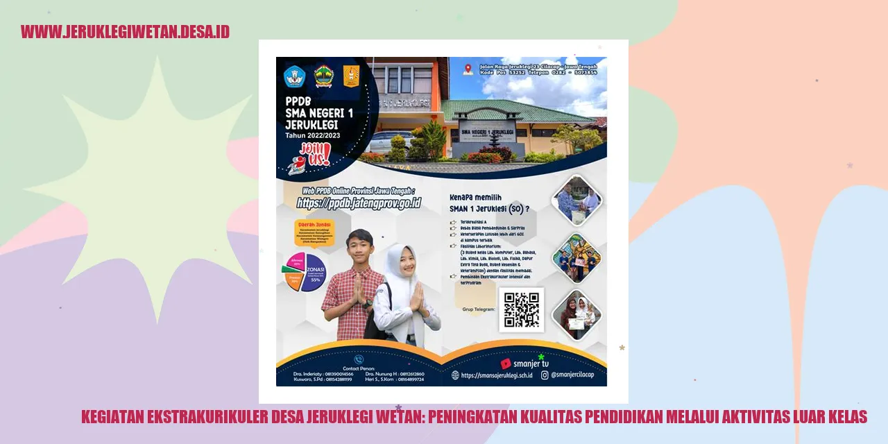 Kegiatan Ekstrakurikuler Desa Jeruklegi Wetan: Peningkatan Kualitas Pendidikan melalui Aktivitas Luar Kelas