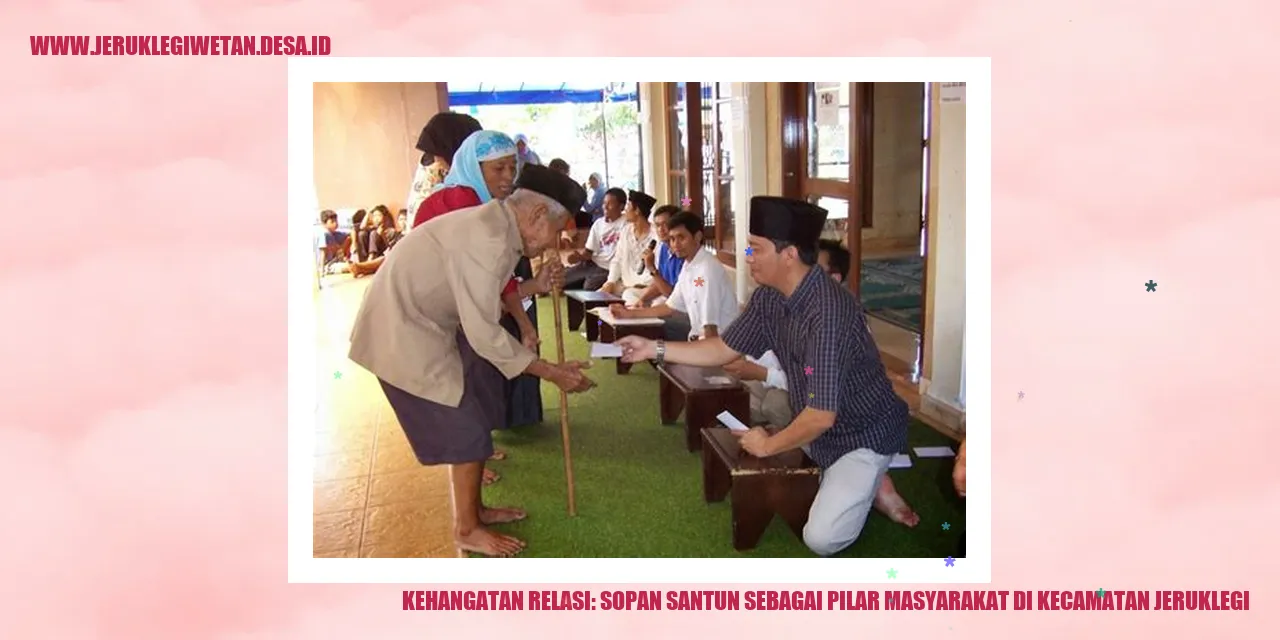 Kehangatan Relasi: Sopan Santun sebagai Pilar Masyarakat di Kecamatan Jeruklegi