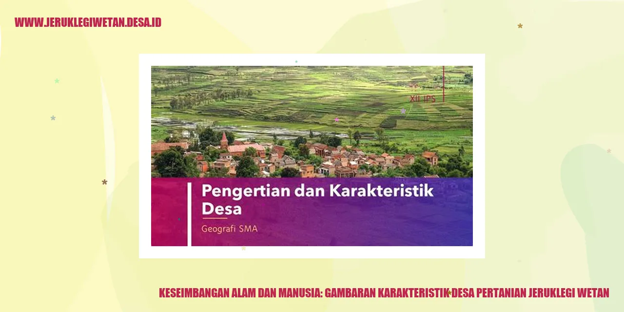 Desa Pertanian Jeruklegi Wetan