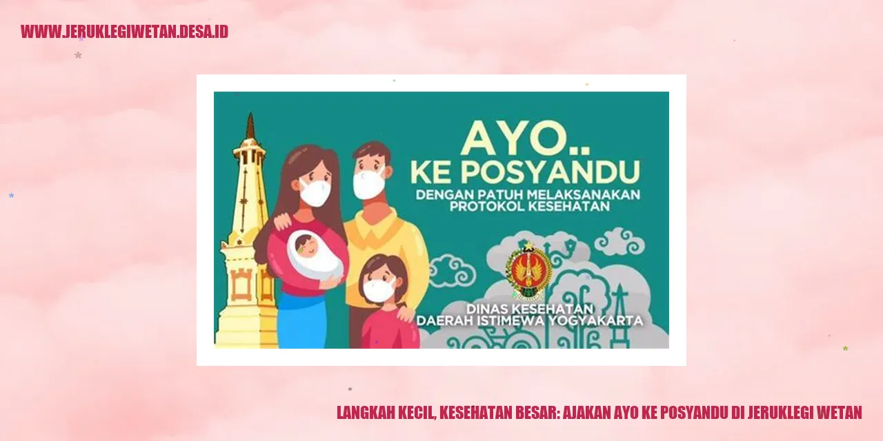 Posyandu di Jeruklegi Wetan