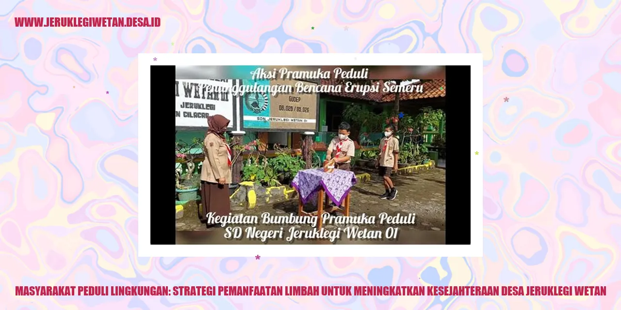 Masyarakat Peduli Lingkungan: Strategi Pemanfaatan Limbah untuk Meningkatkan Kesejahteraan Desa Jeruklegi Wetan