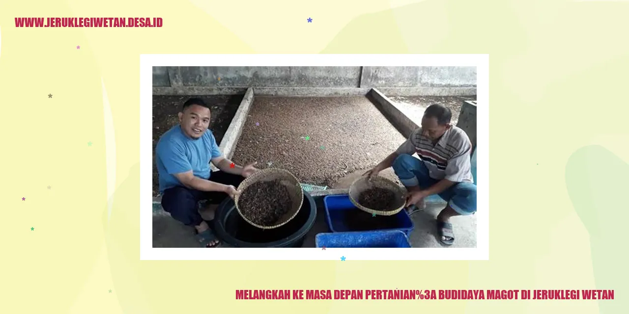 Melangkah ke Masa Depan Pertanian: Budidaya Magot di Jeruklegi Wetan