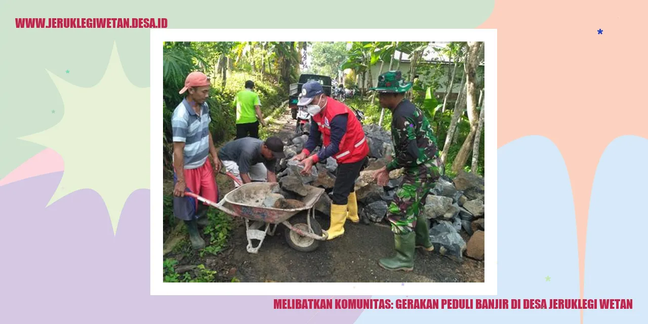 Gambar Gerakan Peduli Banjir di Desa Jeruklegi Wetan