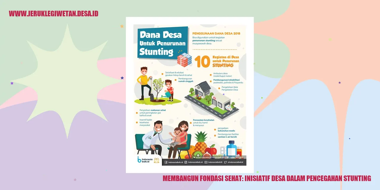 Membangun Fondasi Sehat: Inisiatif Desa dalam Pencegahan Stunting