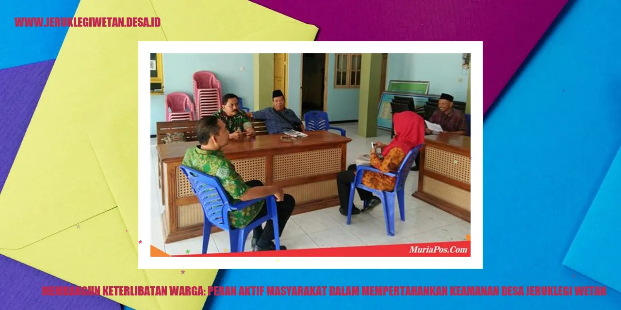 Keterlibatan Warga