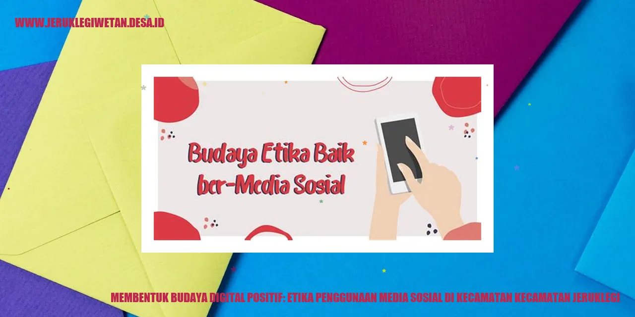 Budaya Digital Positif