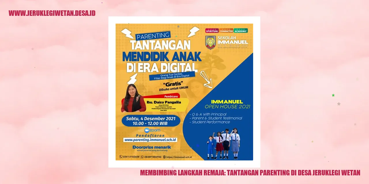 Membimbing Langkah Remaja: Tantangan Parenting di Desa Jeruklegi Wetan