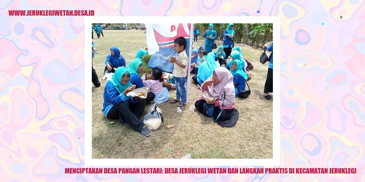Desa Pangan Lestari: Desa Jeruklegi Wetan