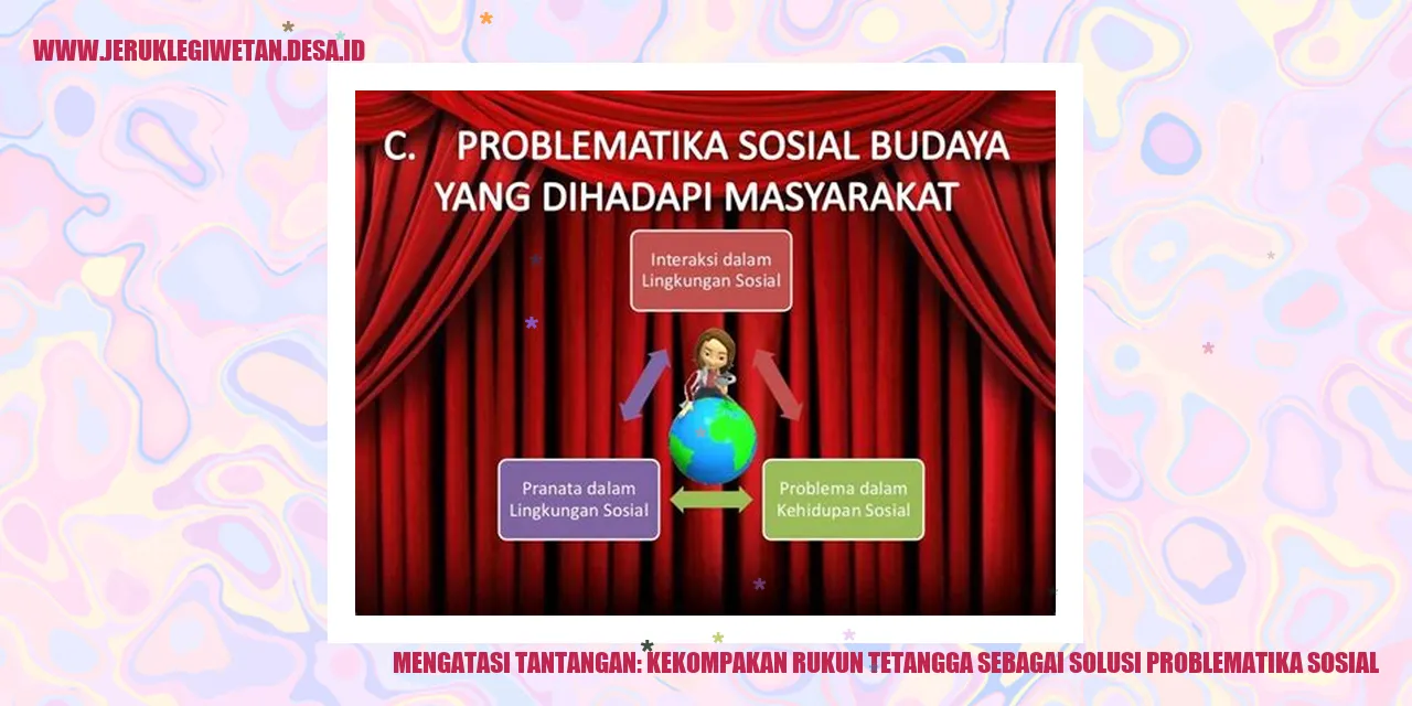 Mengatasi Tantangan: Kekompakan Rukun Tetangga sebagai Solusi Problematika Sosial