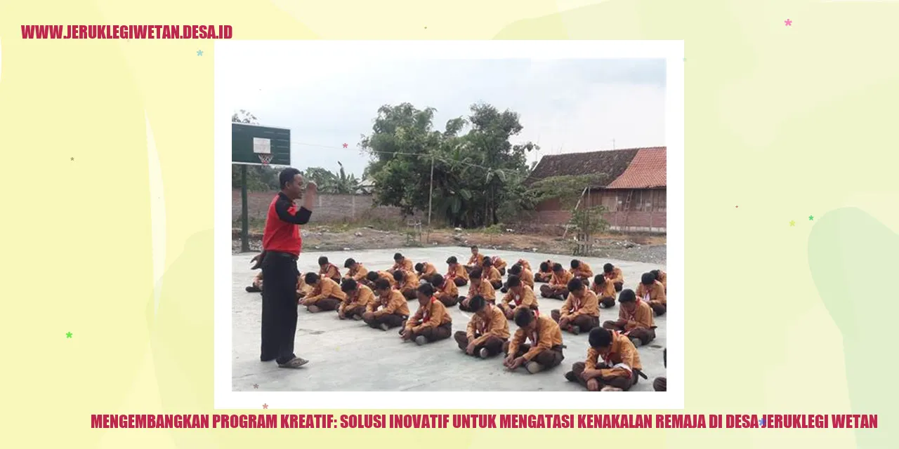 Gambar representatif remaja di Desa Jeruklegi Wetan