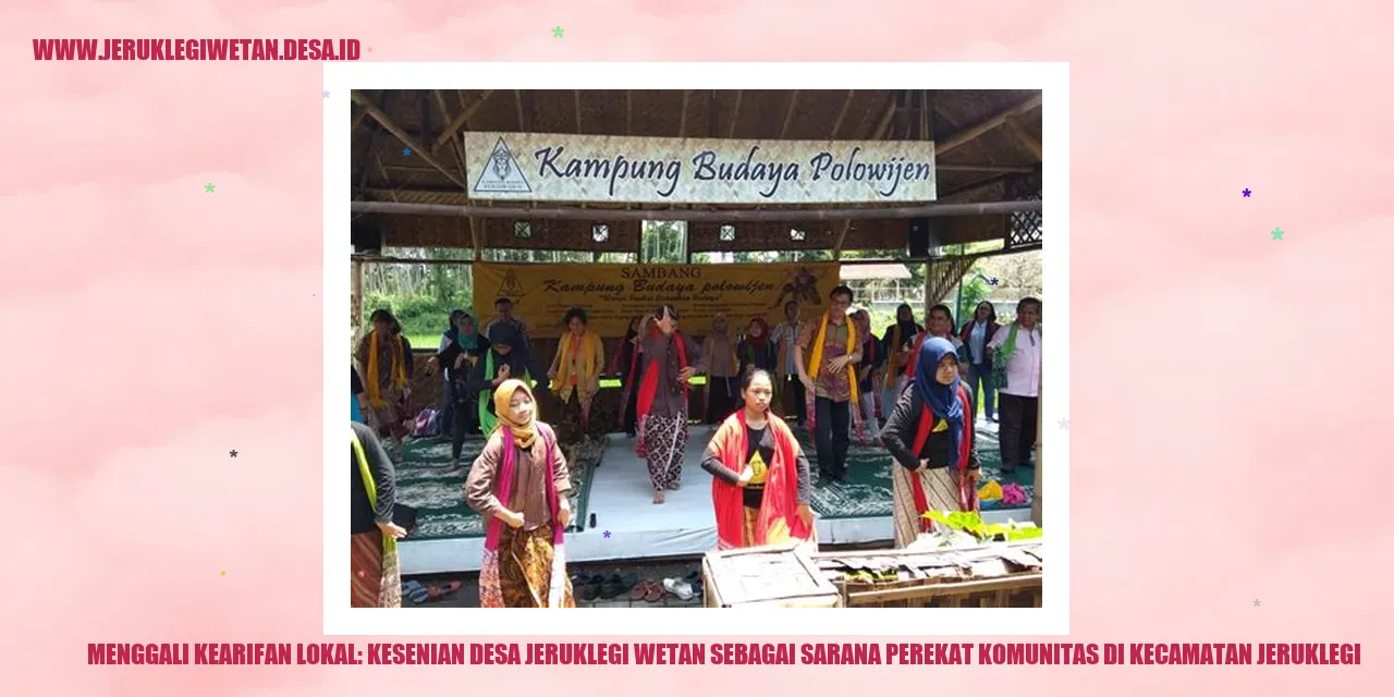 Kesenian Desa Jeruklegi Wetan