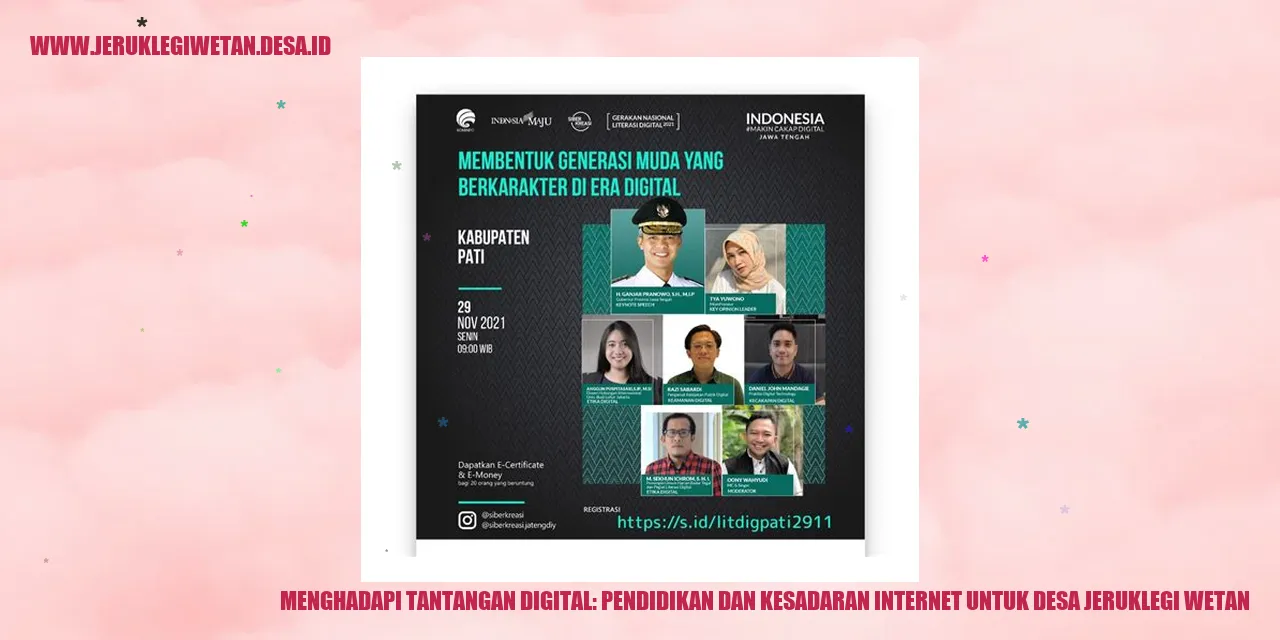 Menghadapi Tantangan Digital: Pendidikan dan Kesadaran Internet untuk Desa Jeruklegi Wetan