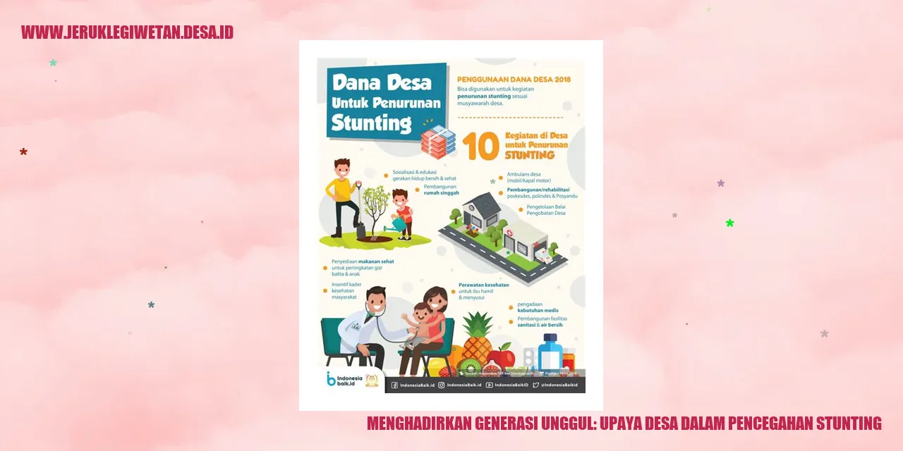 Gambar Menghadirkan Generasi Unggul: Upaya Desa dalam Pencegahan Stunting