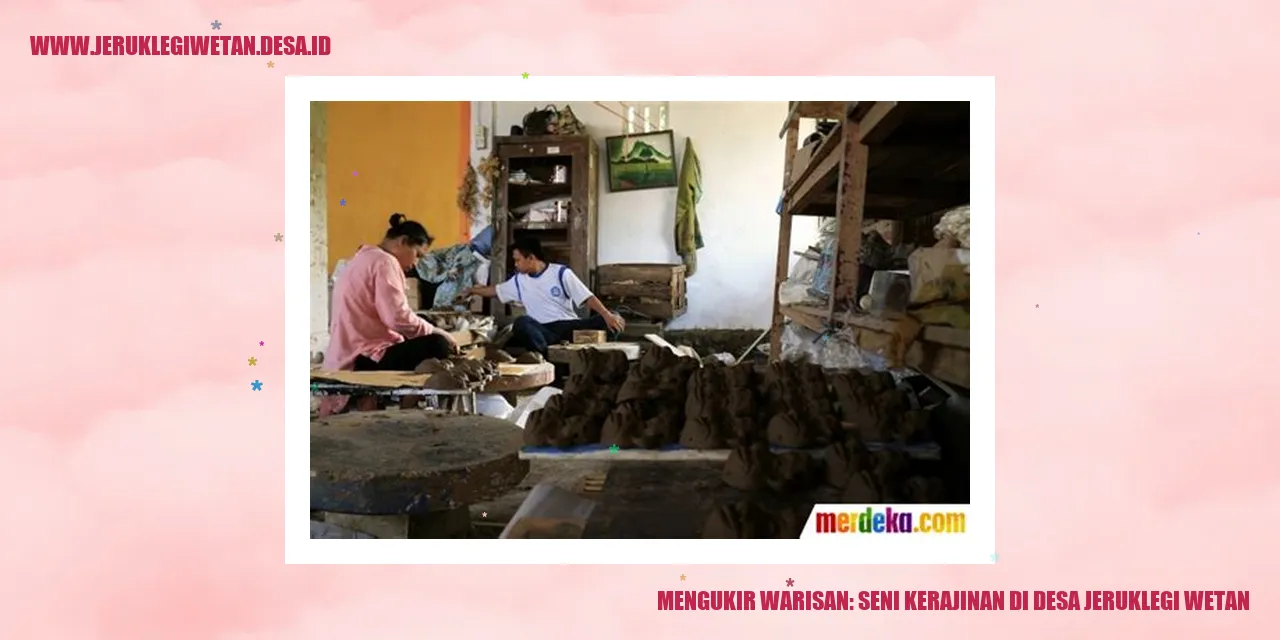 Potret Kerajinan di Desa Jeruklegi Wetan