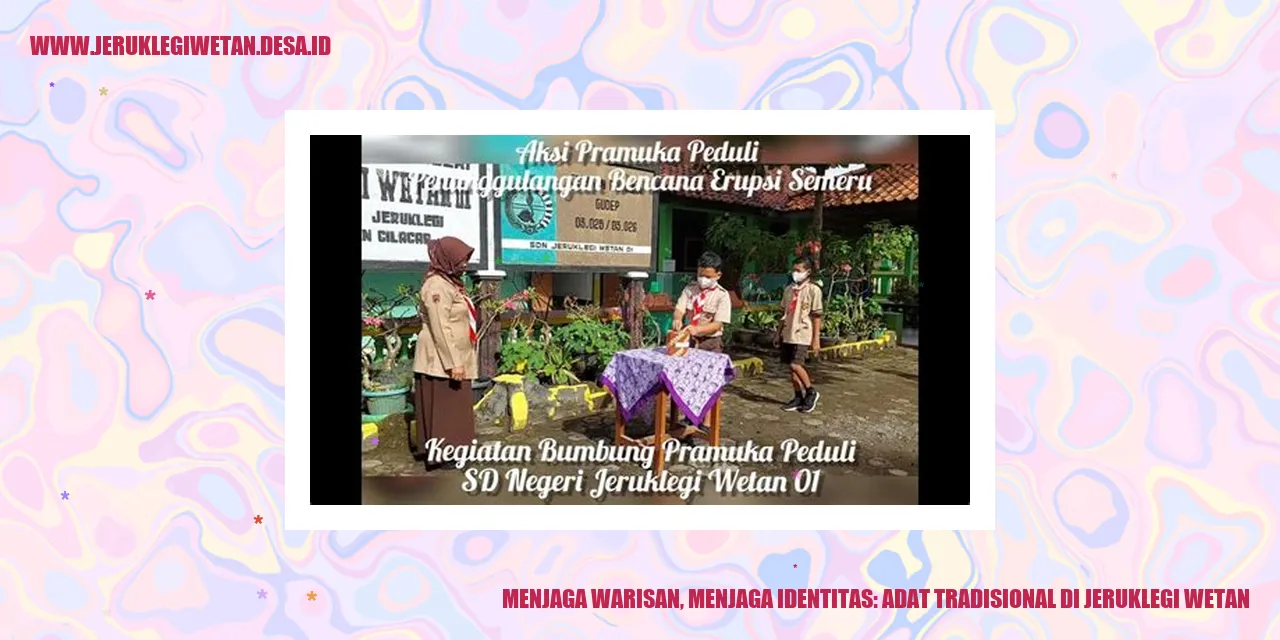 Adat Tradisional di Jeruklegi Wetan
