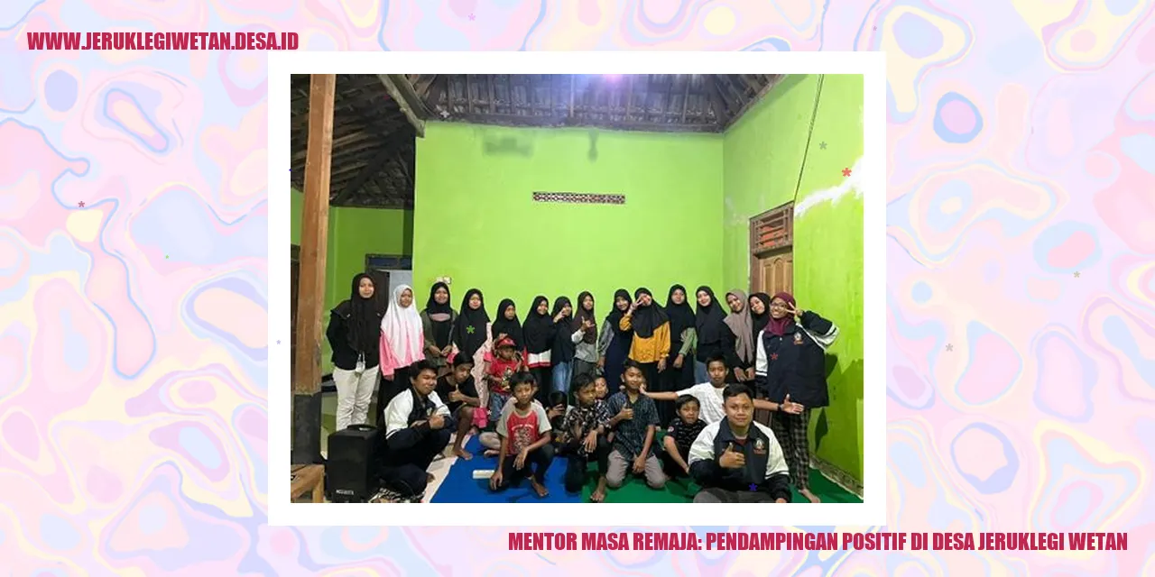 Mentor Masa Remaja: Pendampingan Positif di Desa Jeruklegi Wetan