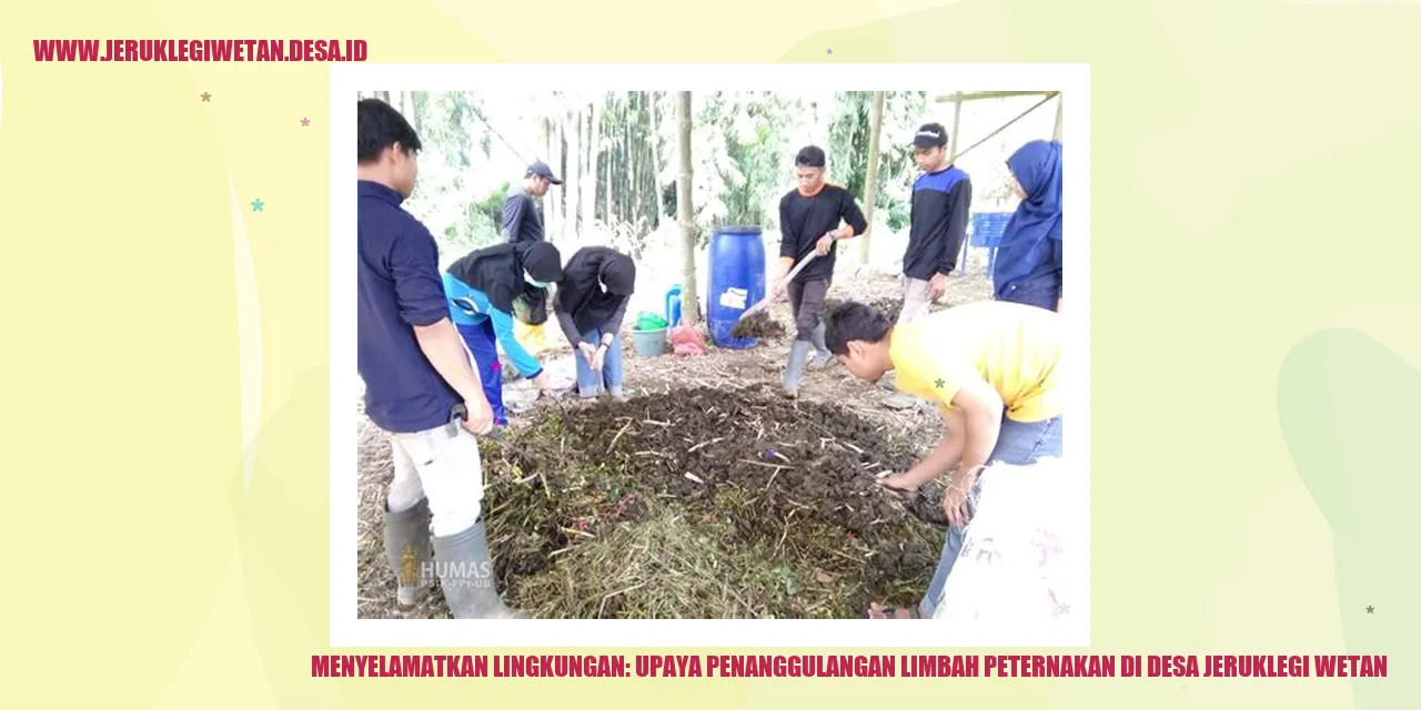 Limbah Peternakan di Desa Jeruklegi Wetan
