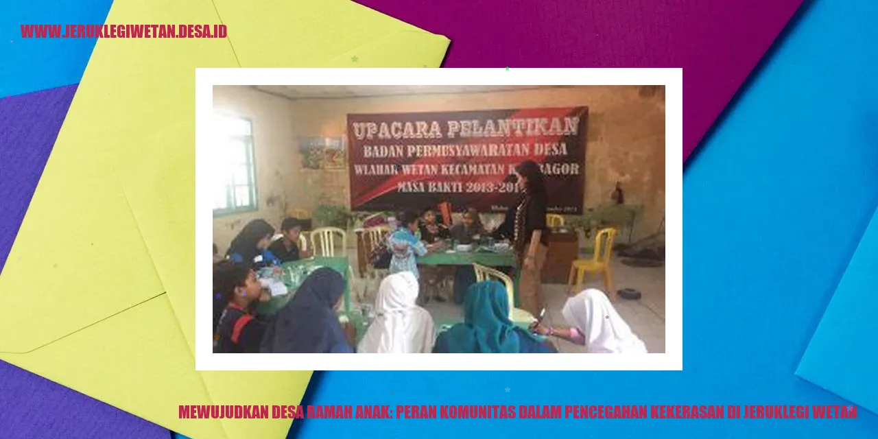Desa Ramah Anak