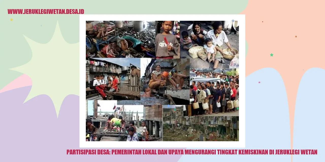 Partisipasi Desa: Pemerintah Lokal dan Upaya Mengurangi Tingkat Kemiskinan di Jeruklegi Wetan