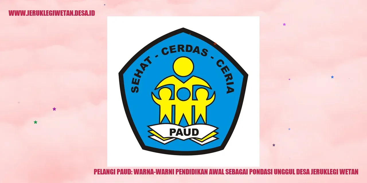 Pelangi PAUD: Warna-warni Pendidikan Awal sebagai Pondasi Unggul Desa Jeruklegi Wetan