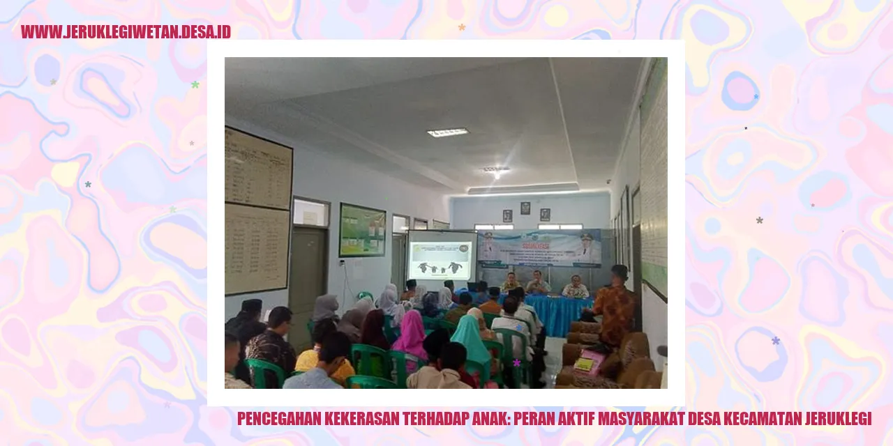 Gambar Pencegahan Kekerasan Terhadap Anak: Peran Aktif Masyarakat Desa Kecamatan Jeruklegi