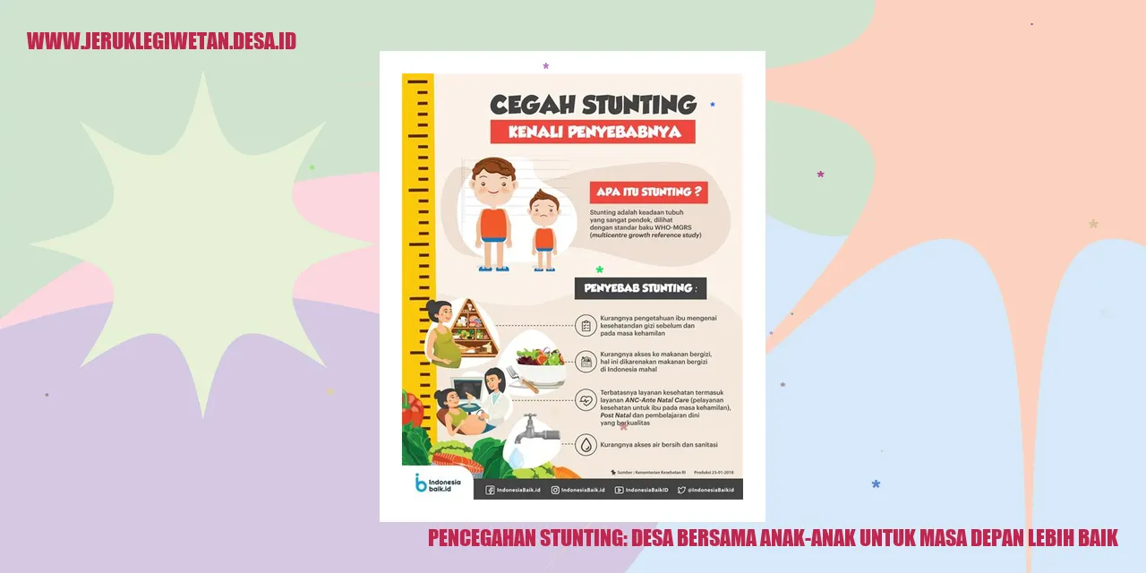 Pencegahan Stunting: Desa Bersama Anak-anak untuk Masa Depan Lebih Baik