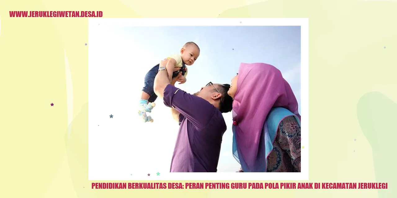 Pendidikan Berkualitas Desa: Peran Penting Guru pada Pola Pikir Anak di Kecamatan Jeruklegi