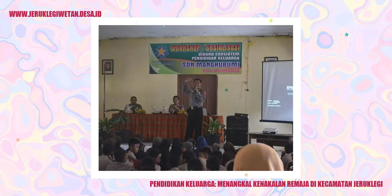 gambar Pendidikan Keluarga: Menangkal Kenakalan Remaja di Kecamatan Jeruklegi