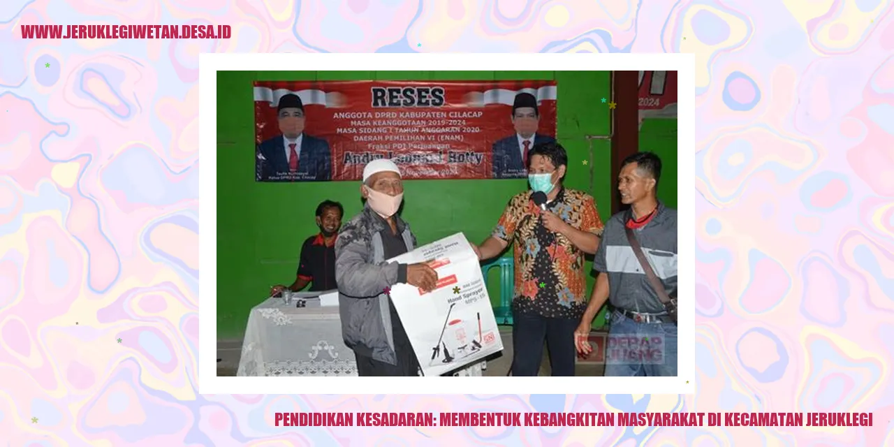 Pendidikan Kesadaran: Membentuk Kebangkitan Masyarakat di Kecamatan Jeruklegi