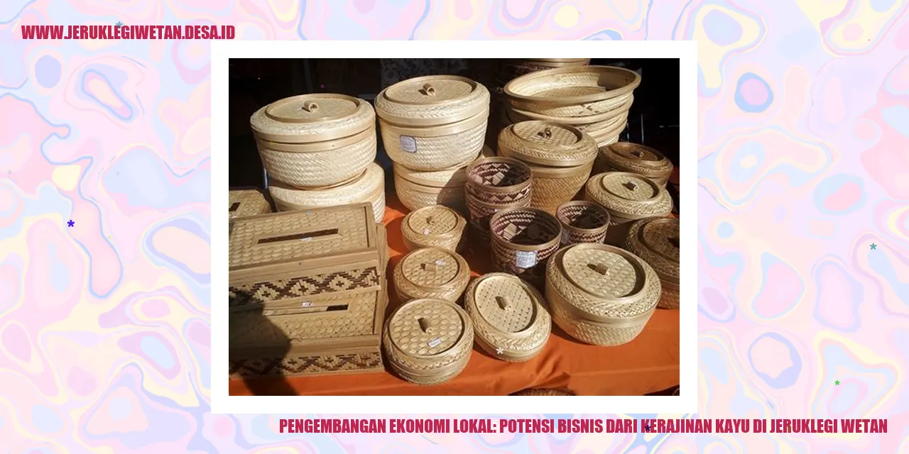 Potensi Bisnis dari Kerajinan Kayu di Jeruklegi Wetan