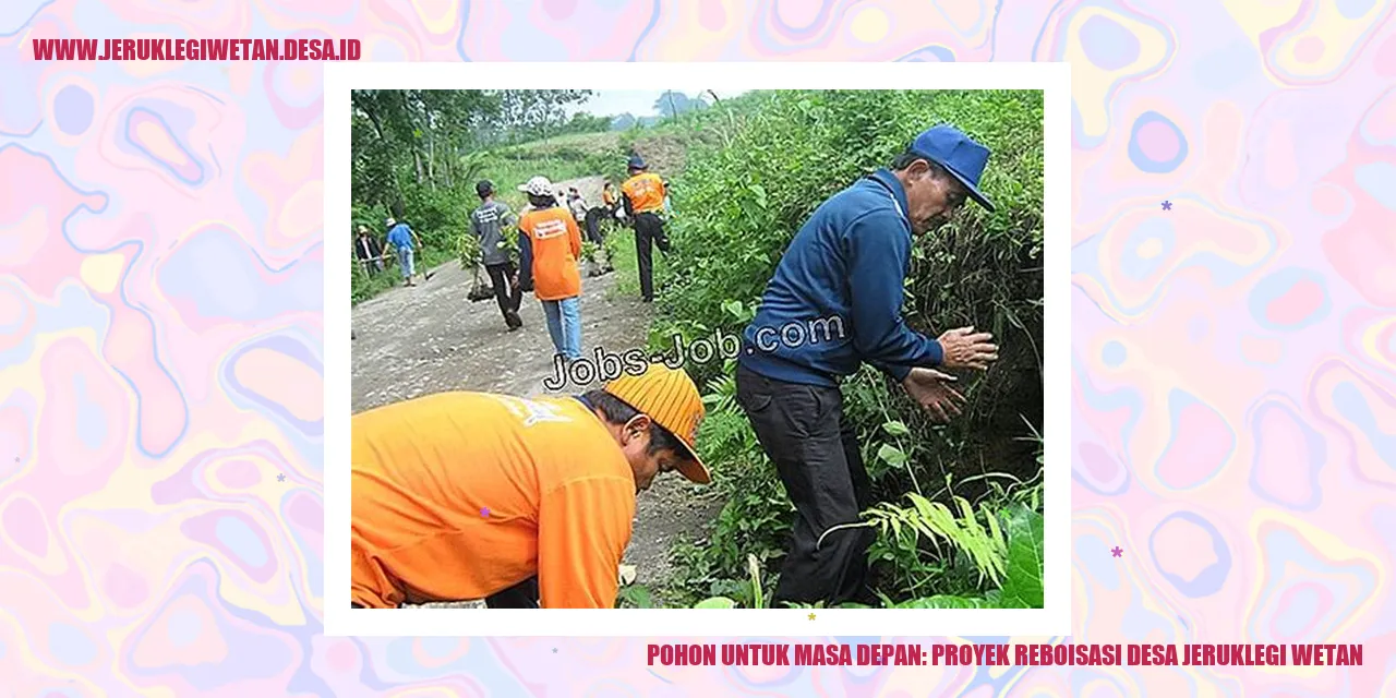 Pohon untuk Masa Depan: Proyek Reboisasi Desa Jeruklegi Wetan