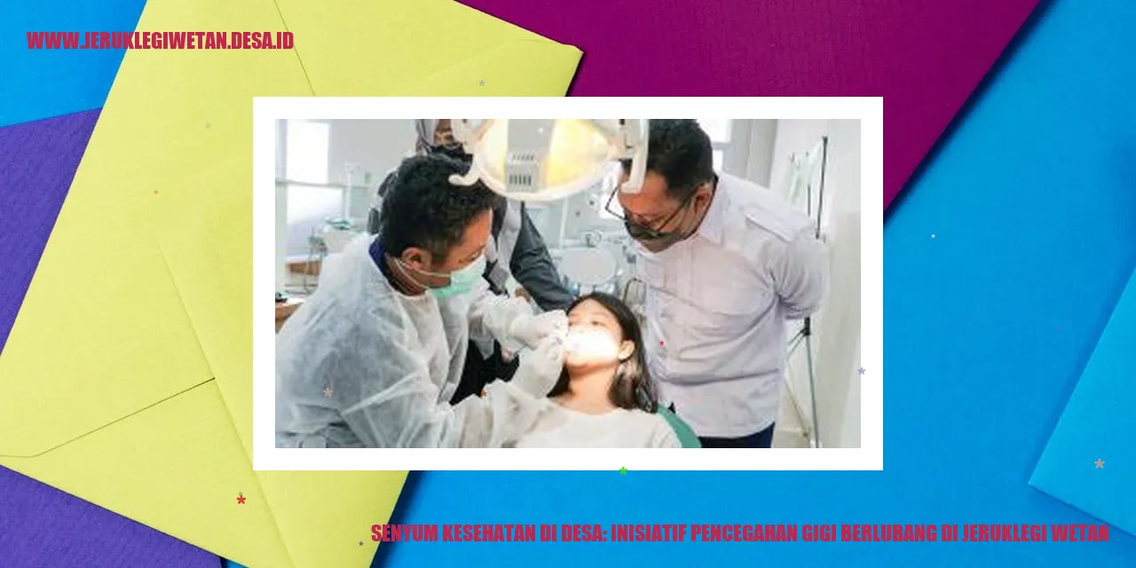 Senyum Kesehatan di Desa: Inisiatif Pencegahan Gigi Berlubang di Jeruklegi Wetan