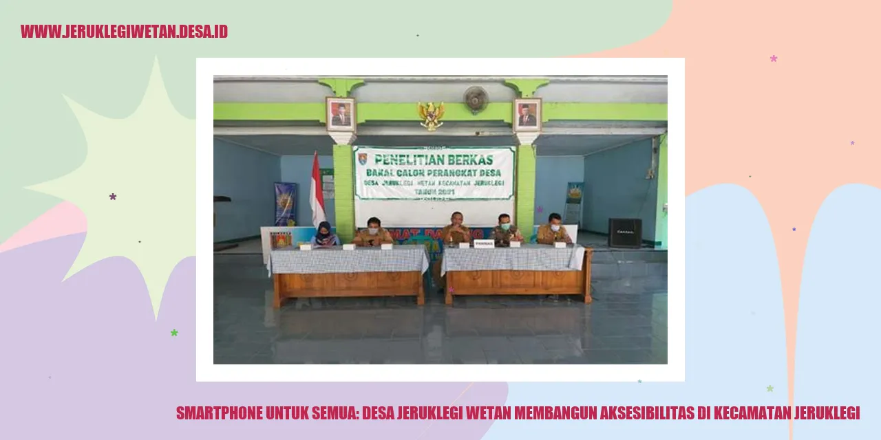 Smartphone untuk Semua: Desa Jeruklegi Wetan Membangun Aksesibilitas di Kecamatan Jeruklegi
