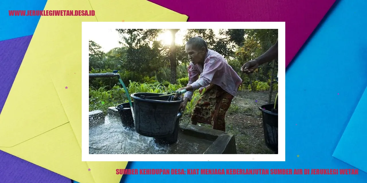 Gambar sumber air di Jeruklegi Wetan