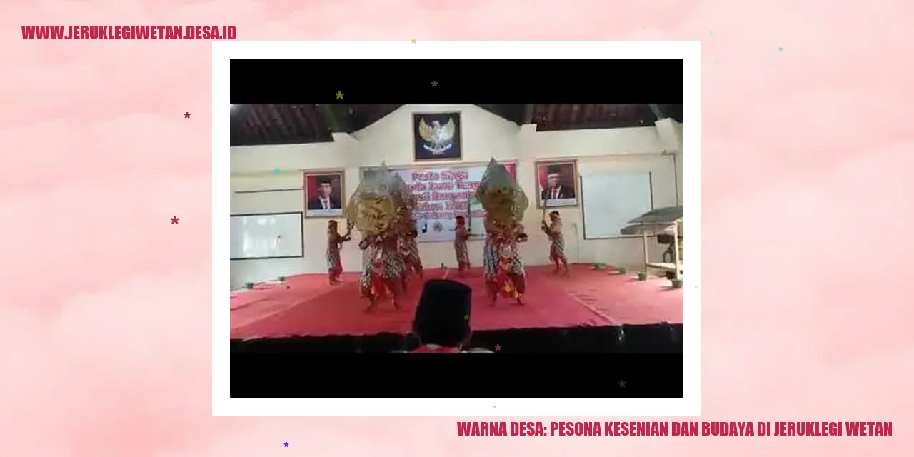 Gambar Warna Desa: Pesona Kesenian dan Budaya di Jeruklegi Wetan